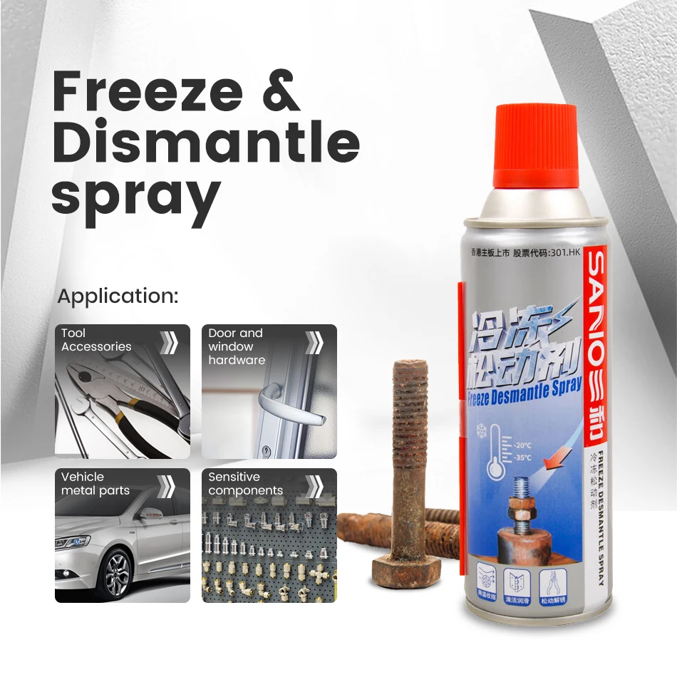 Sanvo car lubricating spray freeze loosening agent speedy anti-rust loosener anti-rust  Rust Remove Spray Lubricant
