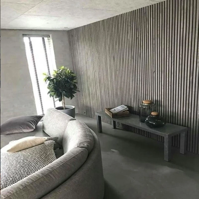 Sound Proof Walnut Veneer Wood Wool Slat Wall Wooden Akupanel Acoustic Panels For Walls
