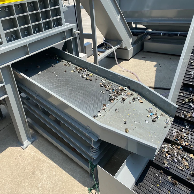 Good Price waste oil filter shredding and washing machine for used oil filter recycling line