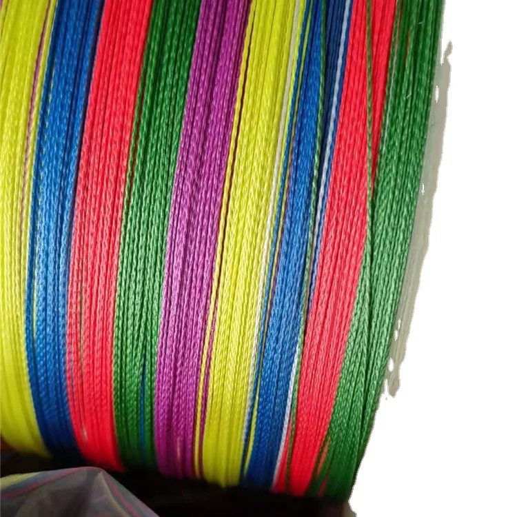 OEM packing  X4 pe braided line  100m connected spool