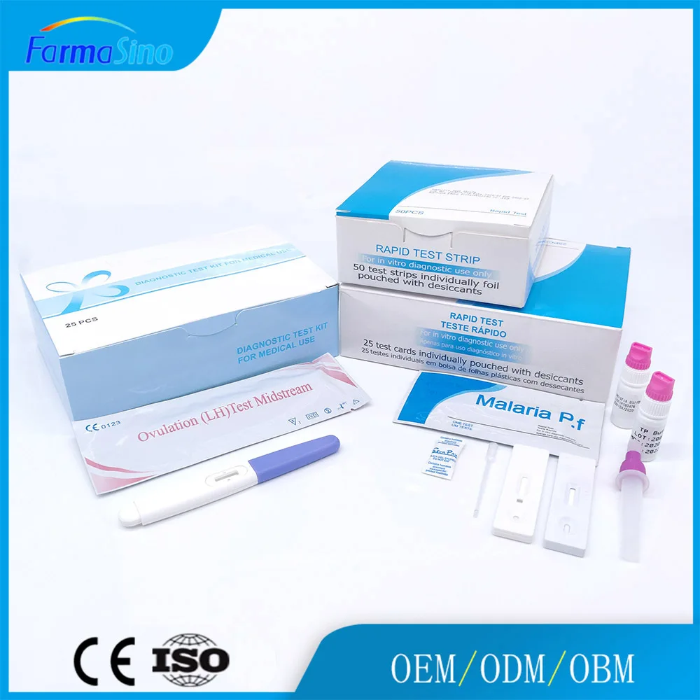 CE 1434 Approved Rapid Antigen Test Kit For Malaria Test