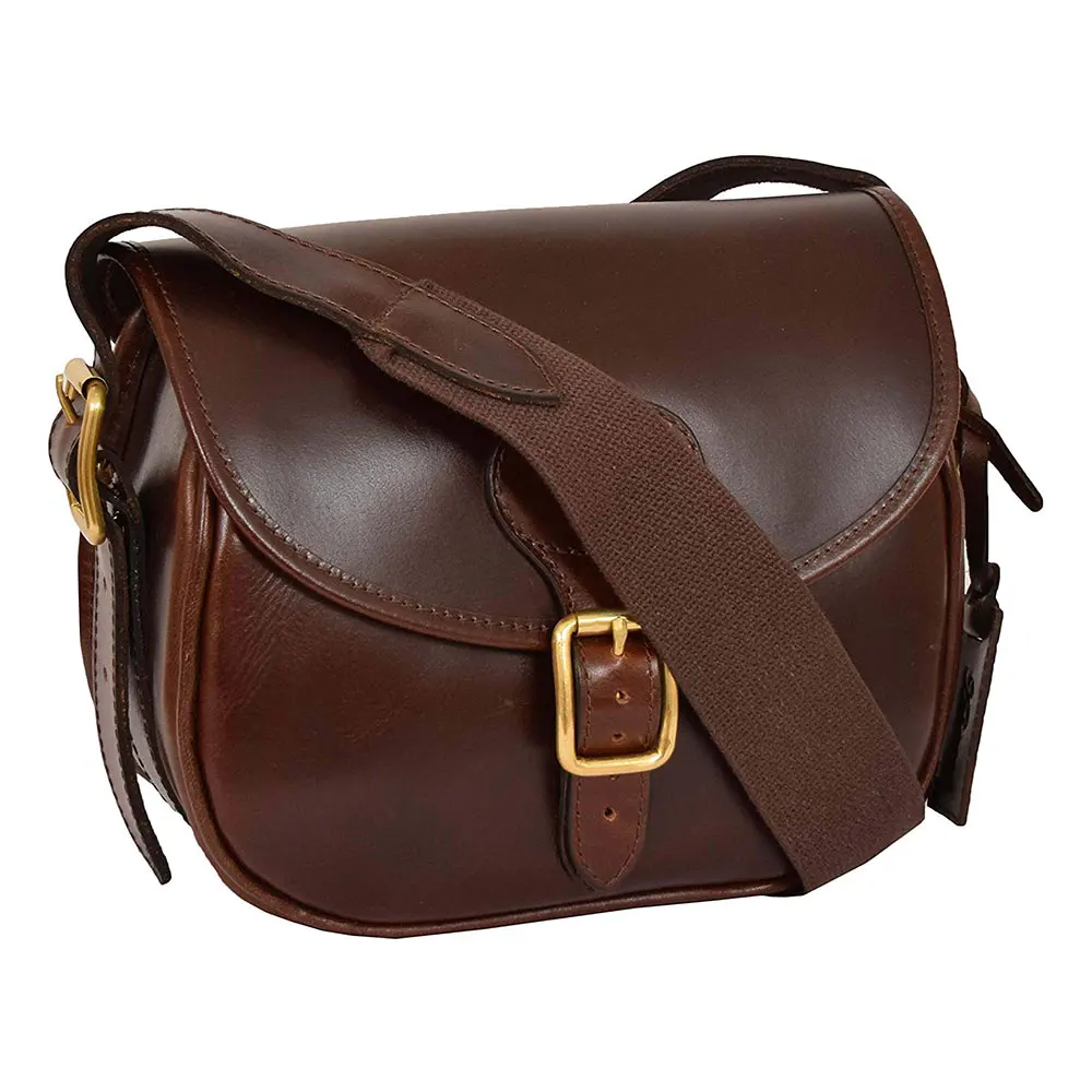 Leather cartridge bag hunting outdoor shotgun cartridge bag double ammo In Bulk Made In Pakistan