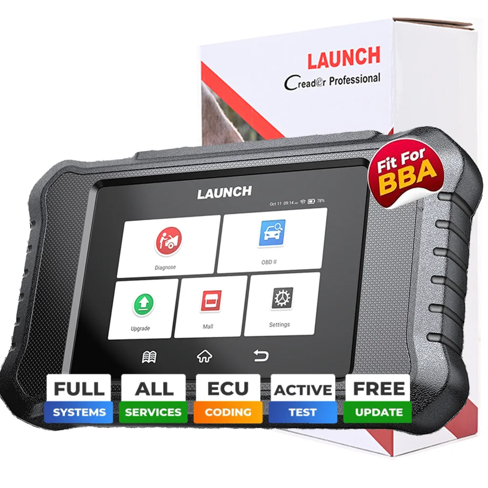 LAUNCH Creader Elite 2.0 BBA OBD2 Car Scanner Full System Bidirectional Scan Tool for BMW/Mercedes-Benz/VW/Audi/Maybach