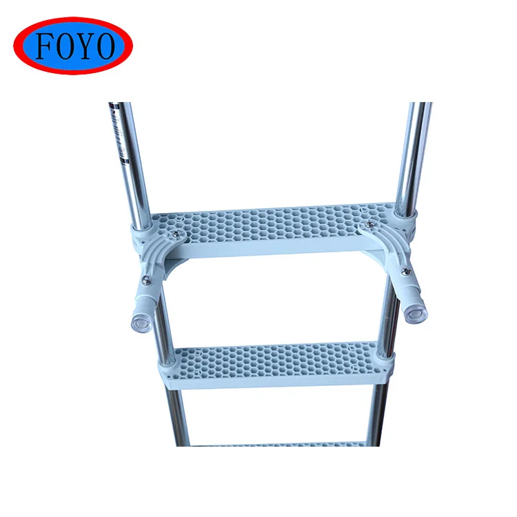 Polished SS ladder Steps Stainless Steel Marine Telescoping Boat Ladders