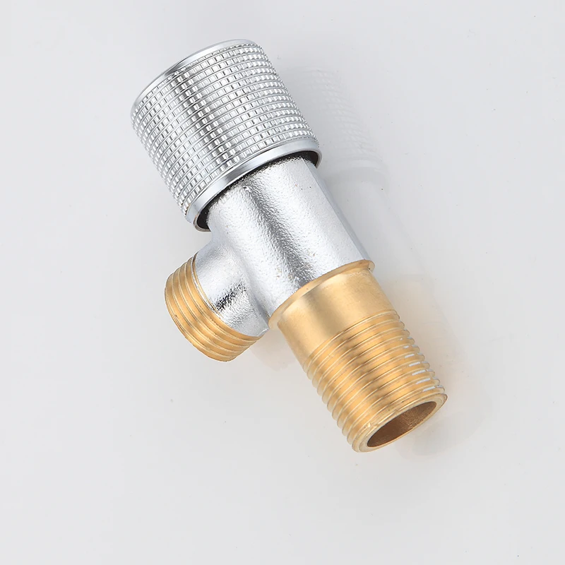 brass angle valve Cold Hot Water Stop High Quality Material Durable Bathroom Basin Faucet angle valve