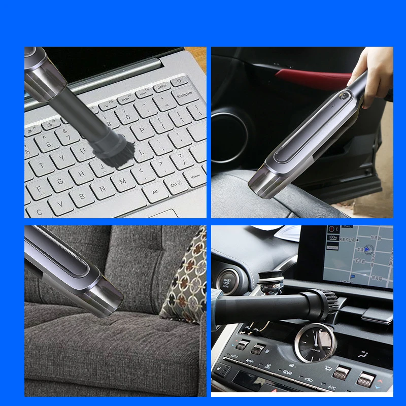  2021 Wet Dry 12V Cordless Auto High Suction Rechargeable Portable Vacuum Cleaner Car