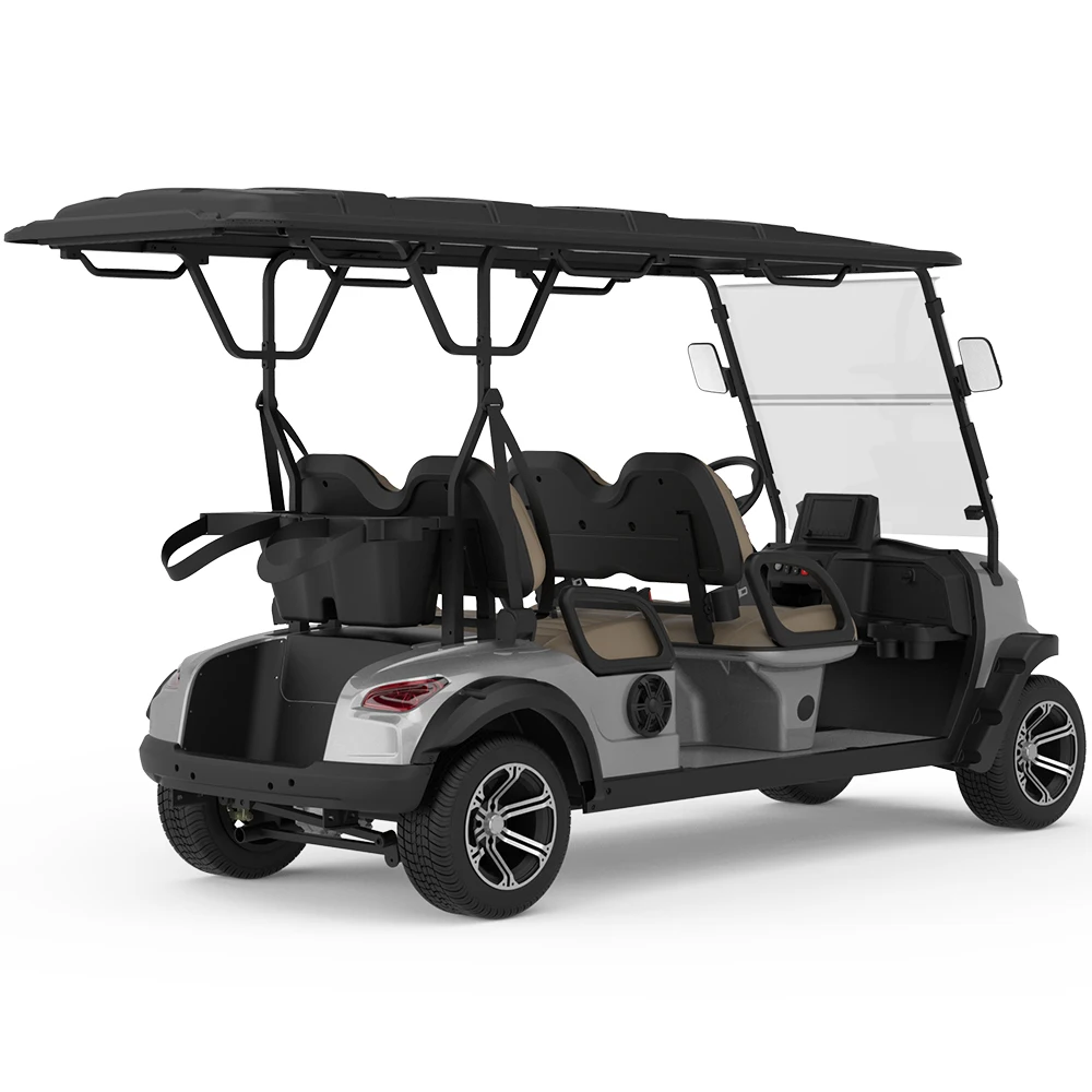 Wholesale Latest Unique Design Electric 4 Seater Golf Cart Acid Or Lithium Battery Golf Cart For Sale