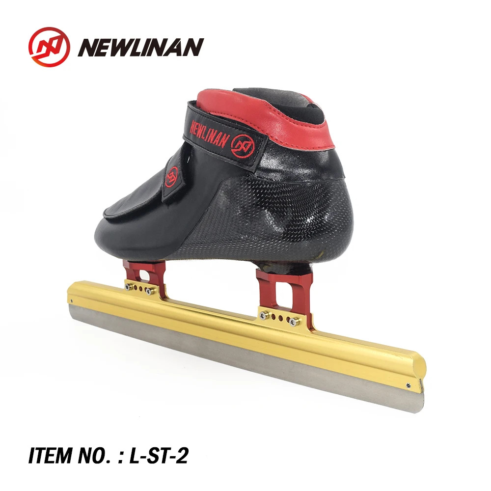 
Professional short track speed ice skate boot with CNC ice skate blade 52/60 HRC 
