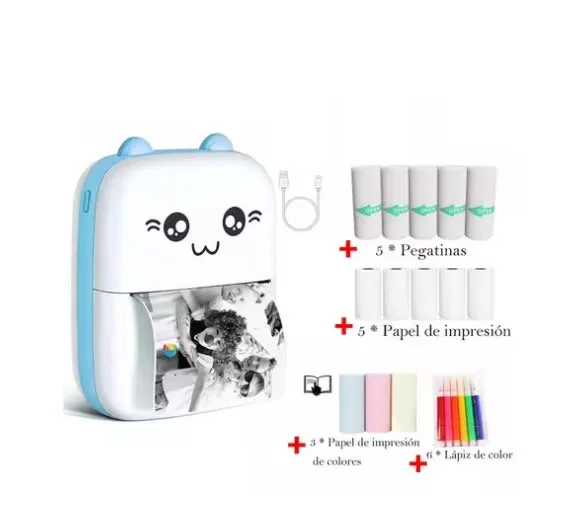 Snbo Tik tok Hot Portable Thermal Printer Mini Print Paper Photo Pocket BT Thermal Printer 58mm Memo Portable Label Printer