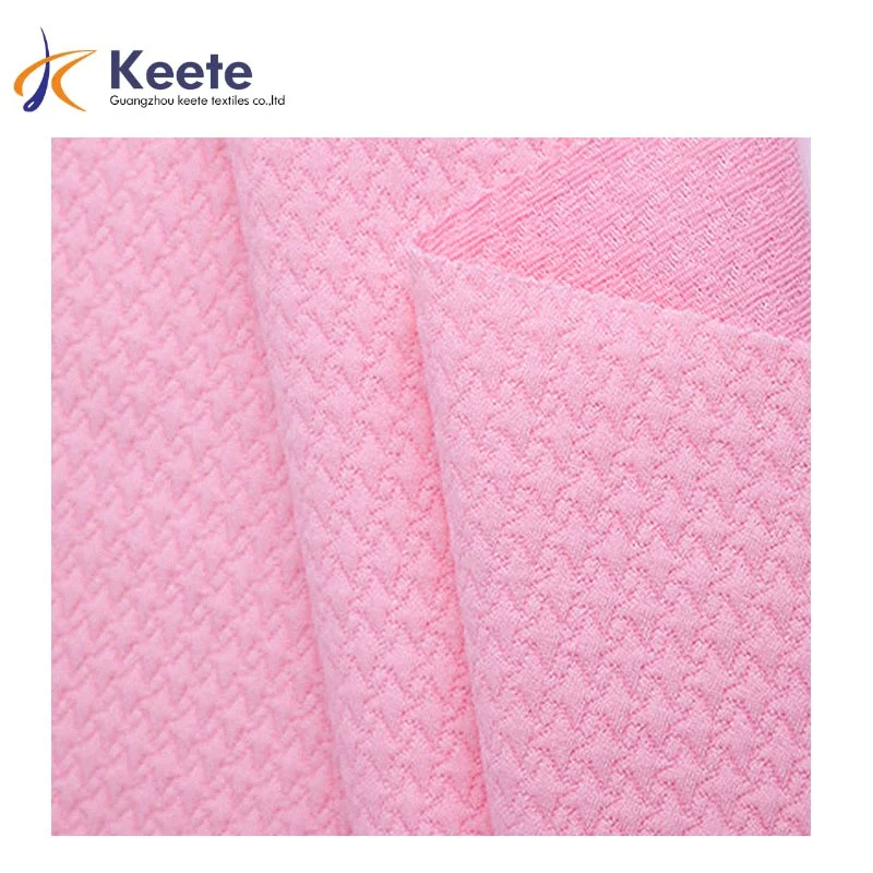 Высококачественная вязаная Полиэстеровая жаккардовая ткань оптом