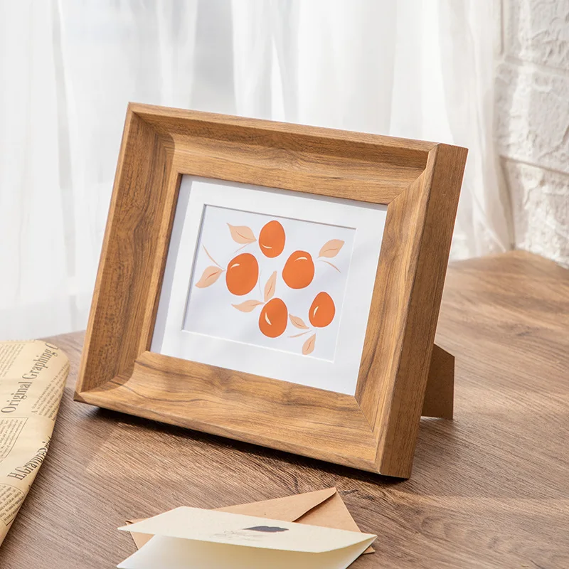 American Photo Frame Photo Frame Set Plastic A4 Wall-mounted Retro Diy Inch 8 Inch 10 Inch 12 Inch Customized Logo Fashionable