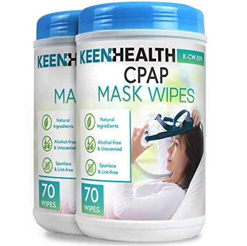 Free of Latex and Alcohol CPAP Mask Wipes