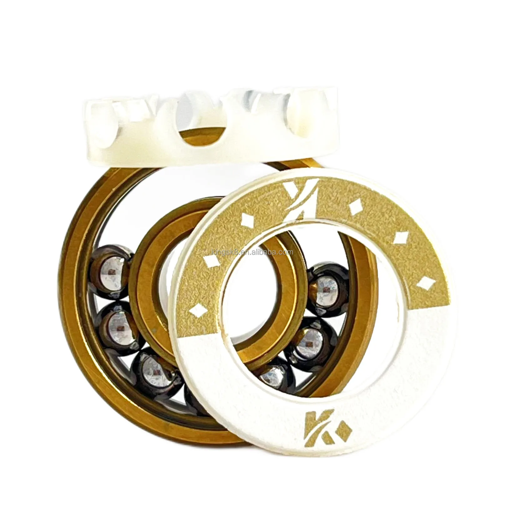 Hot-selling Kingsk8 bearing supplier golden titanium coating 7 steel ball custom bearing buy roller bearings