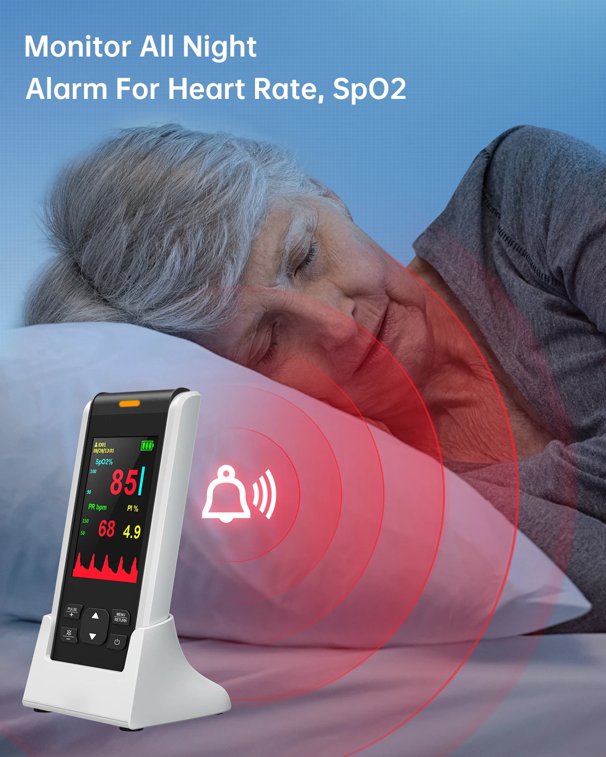 Blue tooth Oximetro spo2 handheld SpO2 medical Pulse Oxi meter for Adult