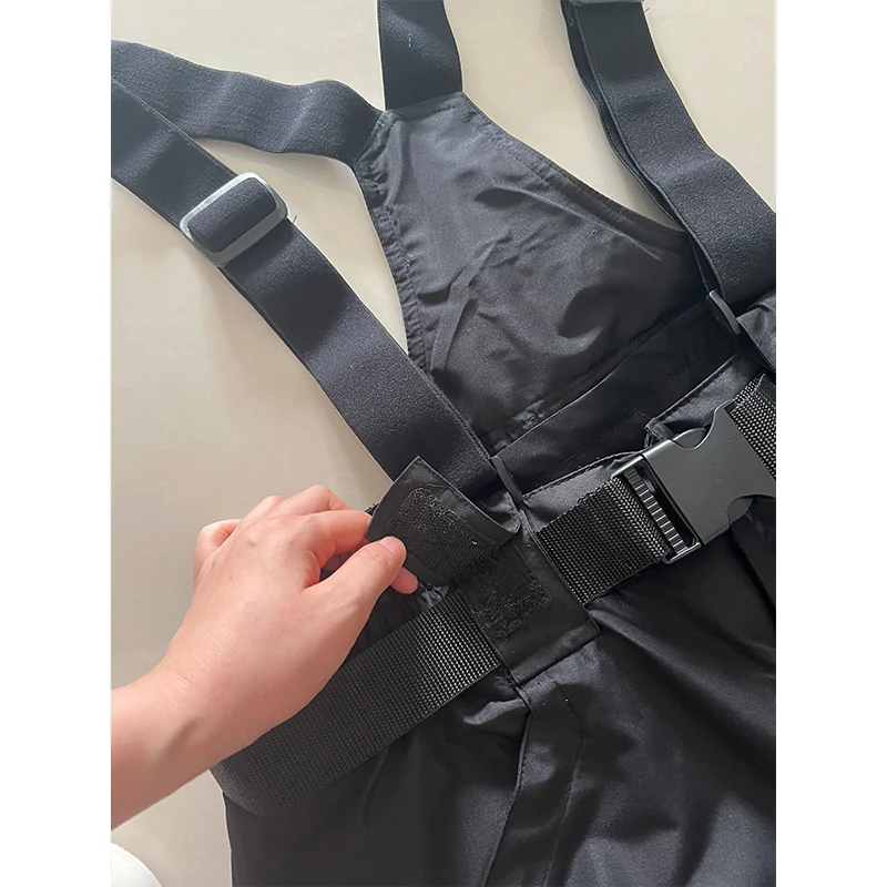 TONGYANG New Winter Thick Warm Baggy Ski Pants Men Women Windproof Waterproof Suspender Trousers Snow Snowboard Pants Plus Size