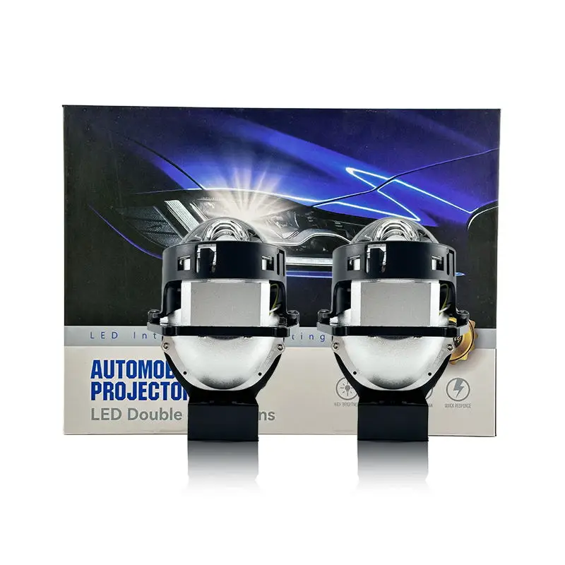 High Power 3 Inch Auto LED Headlights with DRL New Condition 12V Car LED Bulb Running White LED Headlamps