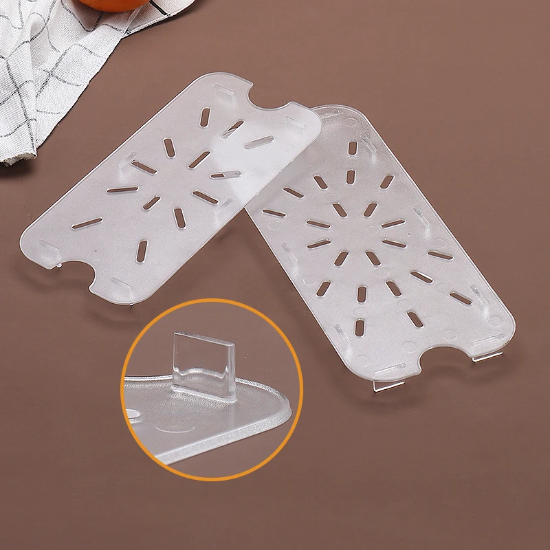 Acrylic drain plate Plastic plate transparent water separation fraction tray number of boxes pc1/1 1/2 1/3 1/4 1/6 1/9