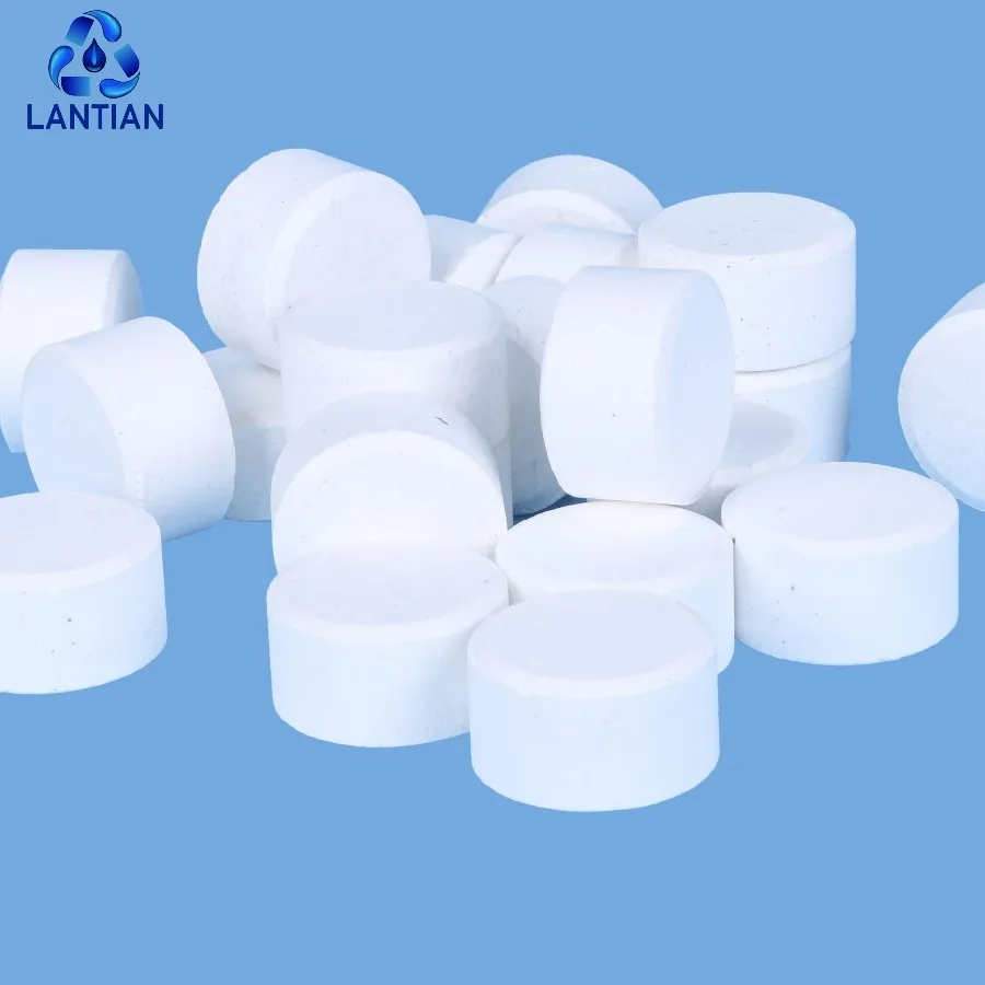 
New Design Chlorine Trichloroisocyanuric Acid Tablets Tcca 90% Antiscalant Water Treatment Chemicals 