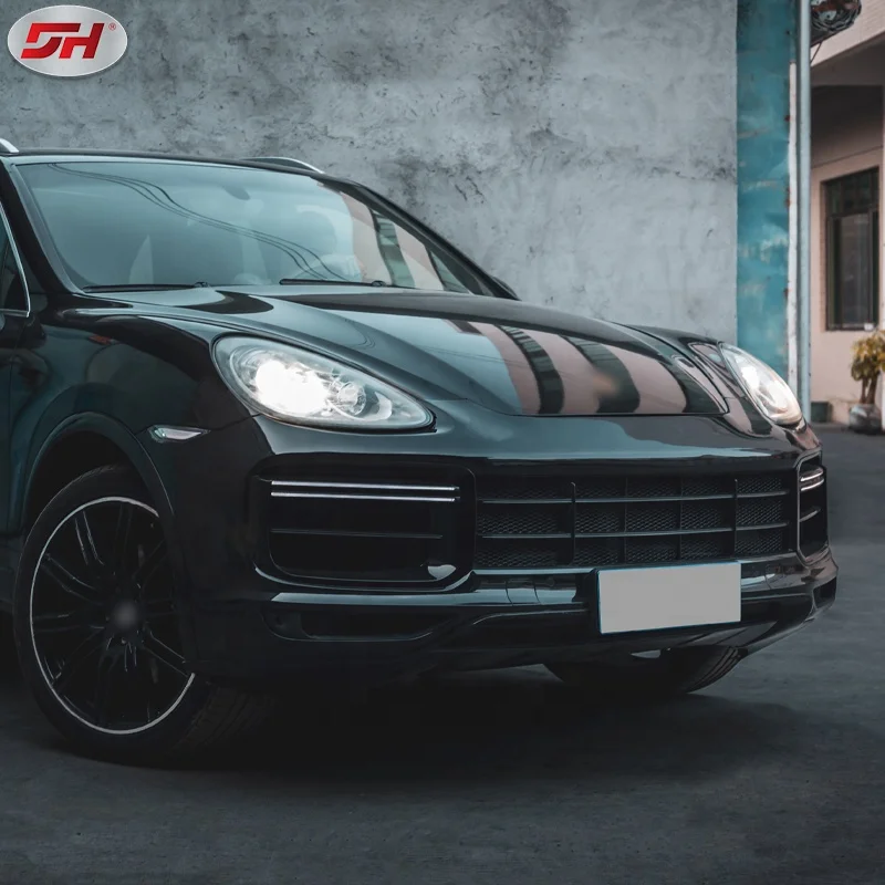 For Porsche Cayenne 2011-2014 year 958.1 upgrade 2018-up 9Y0 front bumper Turbo-style bumper facelift bodykit wheel arch