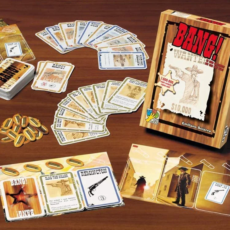 Eco Friendly Custom Personalized Party Board Game Manufacturer Custom Board Card Game For Adults Family