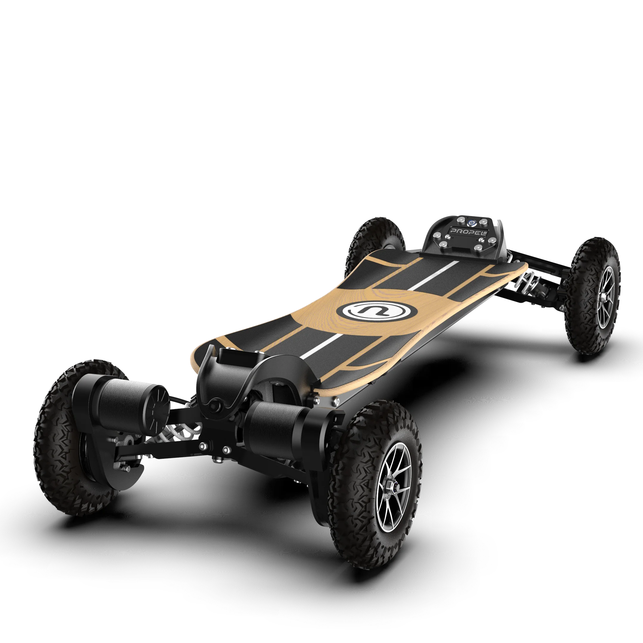 Прямые продажи с фабрики 4 колеса внедорожный Электрический скейтборд независимая подвеска Пульт дистанционного управления высокой скорости по бездорожью