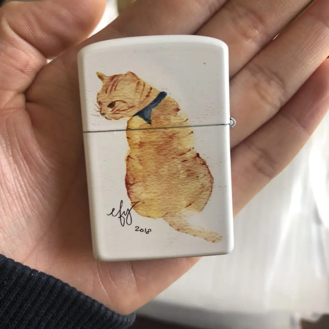 Ветрозащитные металлические зажигалки или заготовки для шелкографии