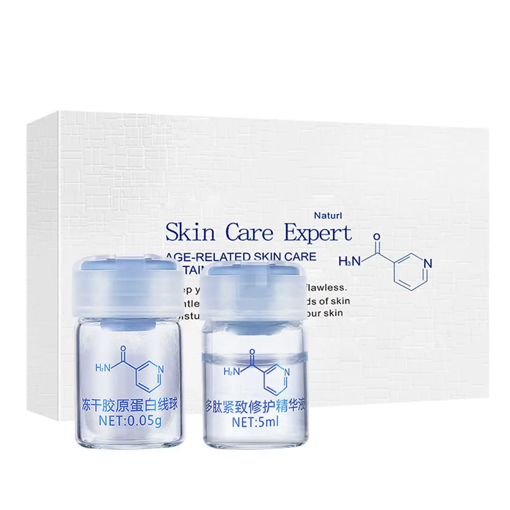 Lyophilized collagen thread ball