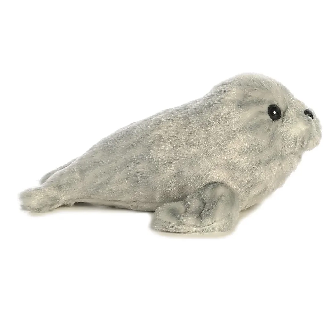 Super cute ocean animal plush Seal toy stuffed soft baby learning animal doll gray seal wholesale