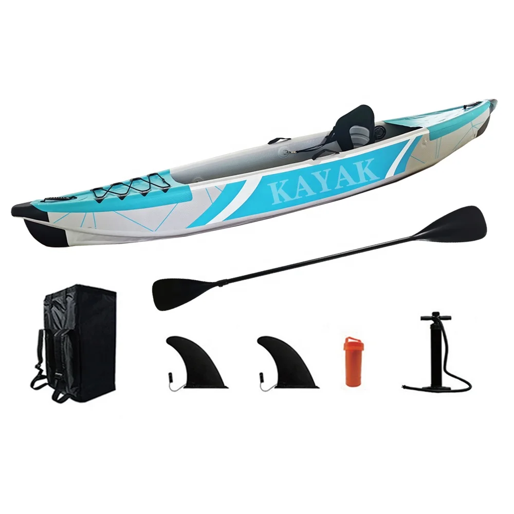 High Quality PVC+EVA kayaking canoe kayak boats for sailing fishing kayak