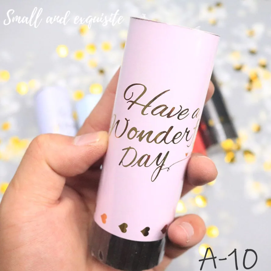 Wedding or Baby gender reveal party supply powder cannon confetti