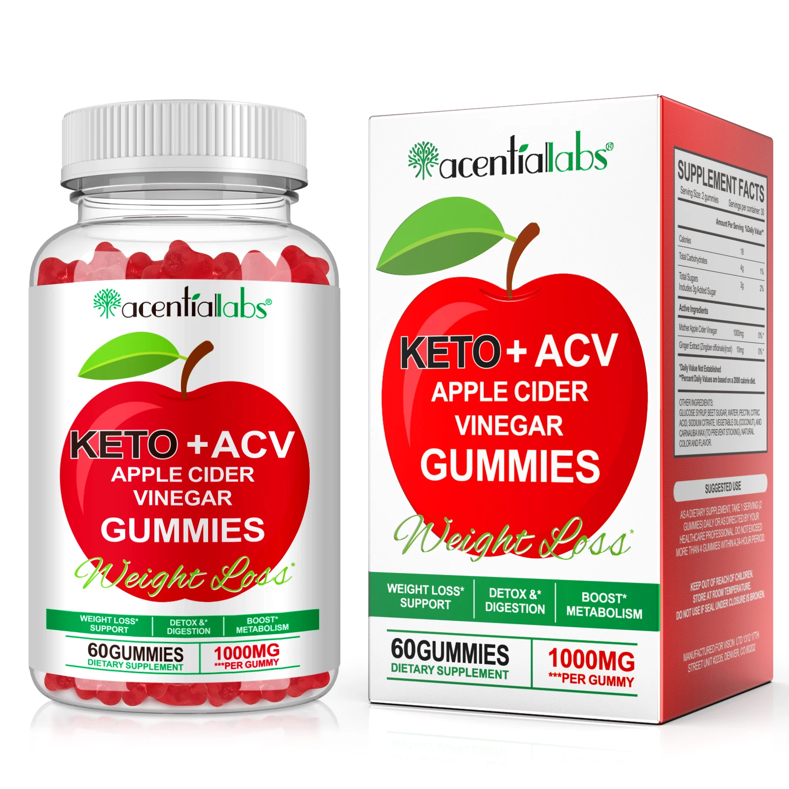 Acentiallabs boost metabolism keto gummies weight loss organic flat tummy keto acv weight loss apple cider vinegar gummies