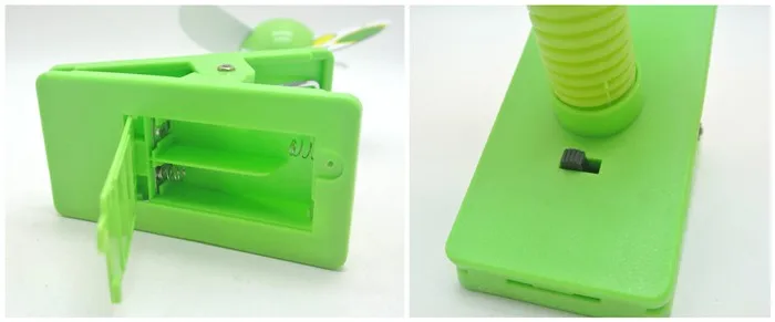 Electronic Fan Toy With 3 Blades Uab With Clip For Baby Stroller Lovely Design Mini With Battery Mac