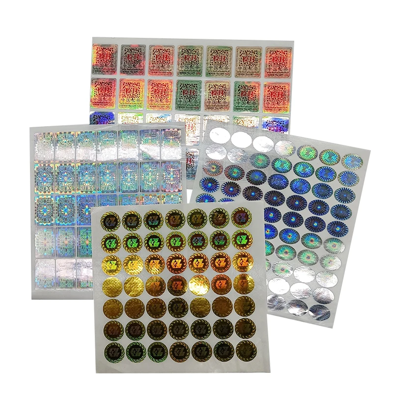 Custom Holographic Labels Self-adhesive Paper Label Laser Hologram Sticker