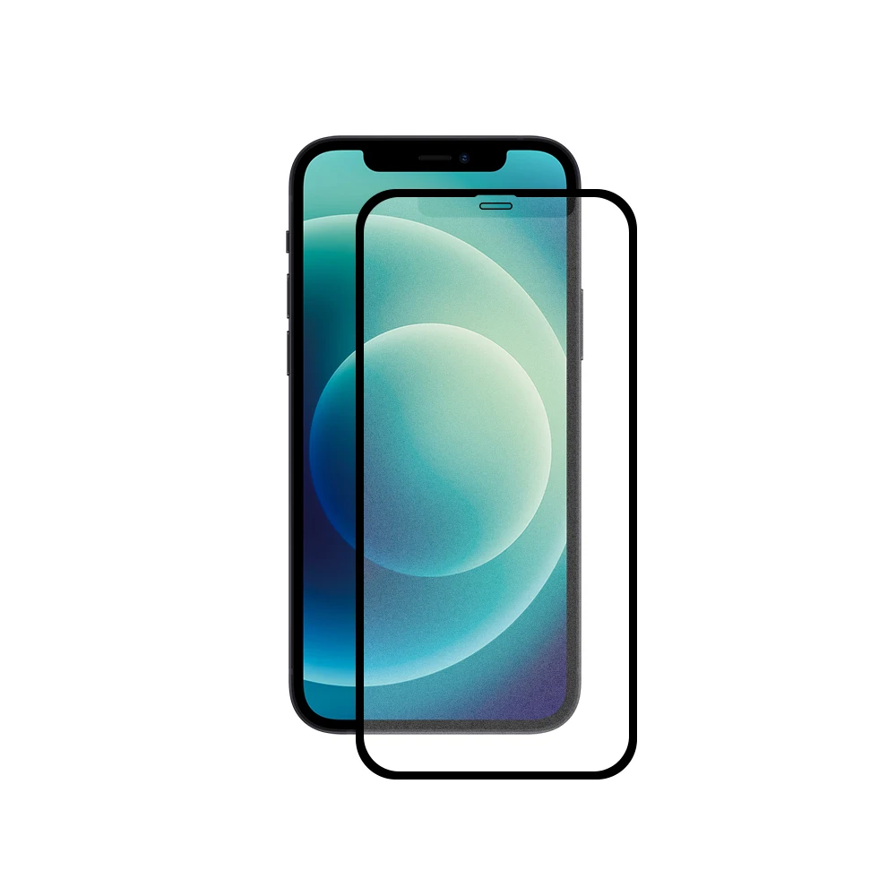 9H Full Cover Anti-Shock Silk Print Tempered Glass Film Matte Screen Protector For Iphone 12 Mini Series