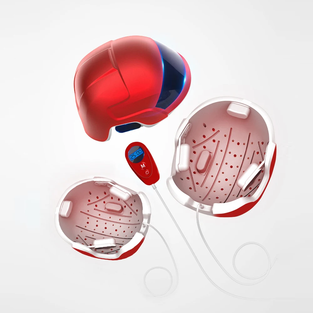 SGROW Manufacture Best Price Red Light Therapy For Hair Regrowth Helmet Laser Device