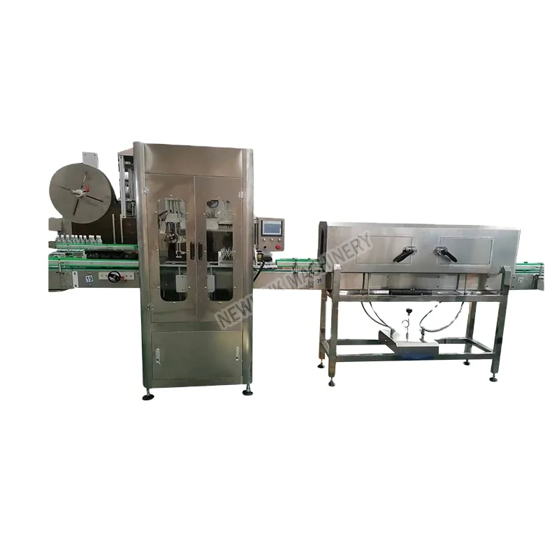 Bottle Neck Band Tamper Electric Thermal Heat Shrink Sleeve Tunnel wrapping Machine