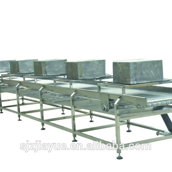 Snacks peas nuts nuggets Stainless Steel Industrial Cooling Conveyor