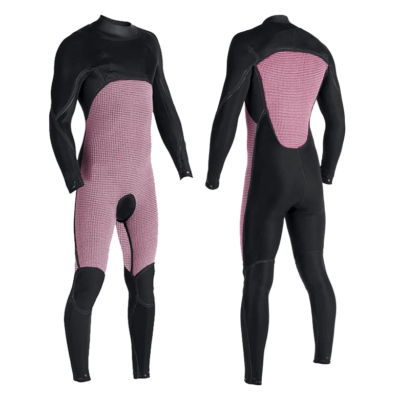 DIVESTAR  Long sleeve Surfing wetsuits Men 3/2mm Neoprene Diving Wet suit Warmth Front Chest Zip OEM Customized Surfing Wetsuits