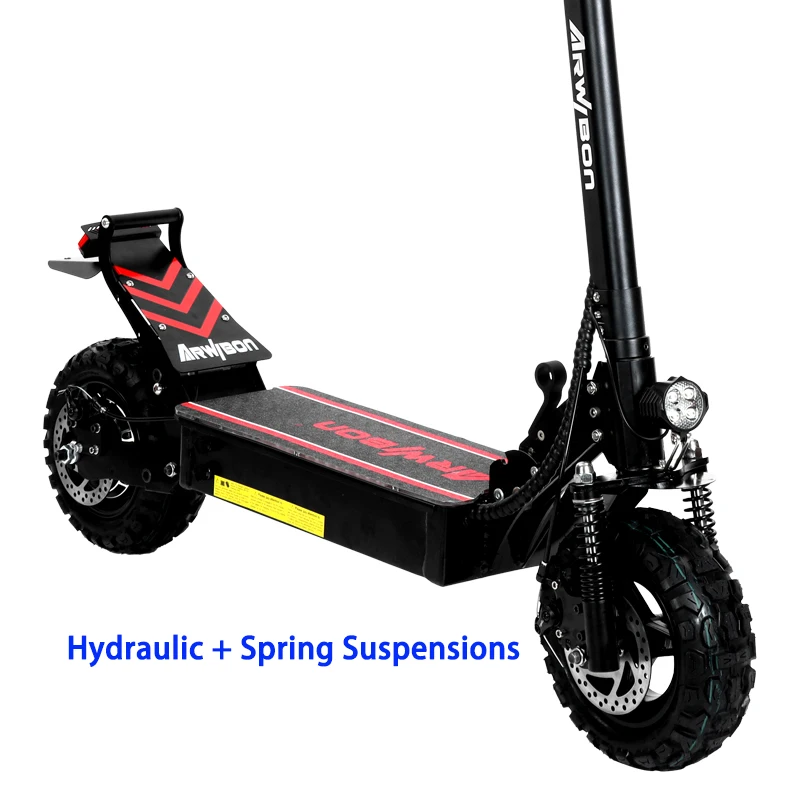 USA Stock Hydraulic Suspension Escooter E Scooter 11 Inch Heavy Duty ARWIBON Q30 Fast Electric