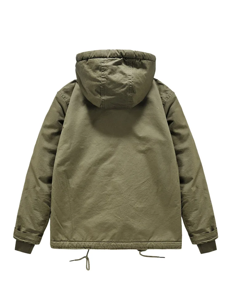 Vintage Winter Jacket Men Thick Warm Cashmere Liner Parka Male Outdoor Windbreaker Bomber Jackets Chaqueta Hombre M-6XL