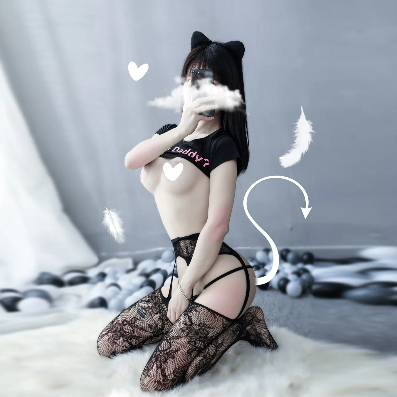 Open striped sexy fishing net pantyhose new socks 6060 woven vertical stripes black butterfly night temptation
