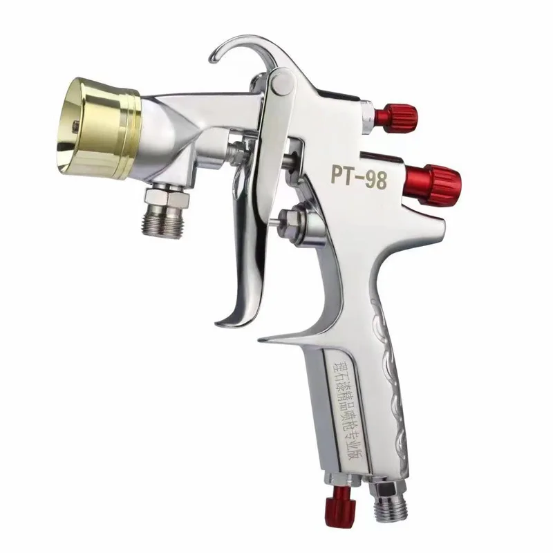 PT98 Pressure-Fed Sand-In-Water Spray Gun Special Colorful Paint Water-In-Sand Latex Paint Building Exterior Wall Paint