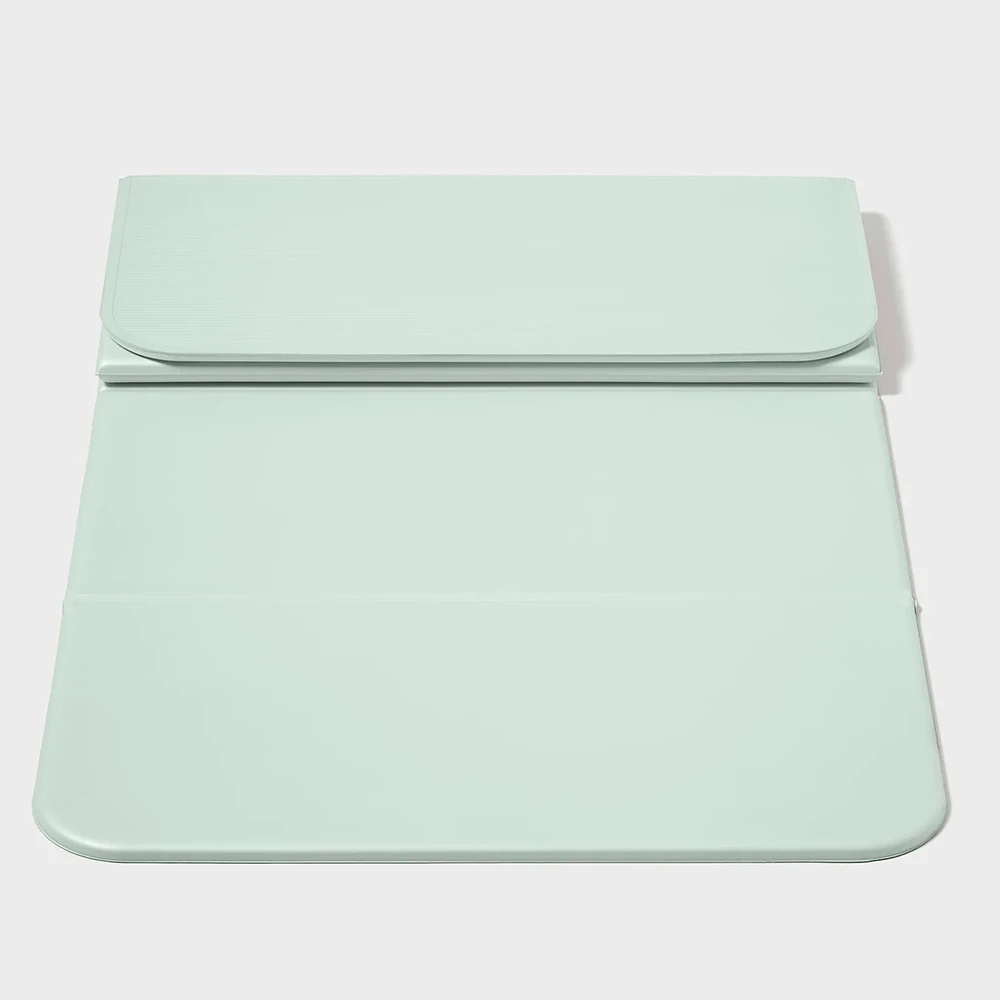 Free Smell New Style Custom LOGO ECO Friendly Light Wholesale Travel Folding Foldable No Odor 6 Partition TPE Yoga Mat