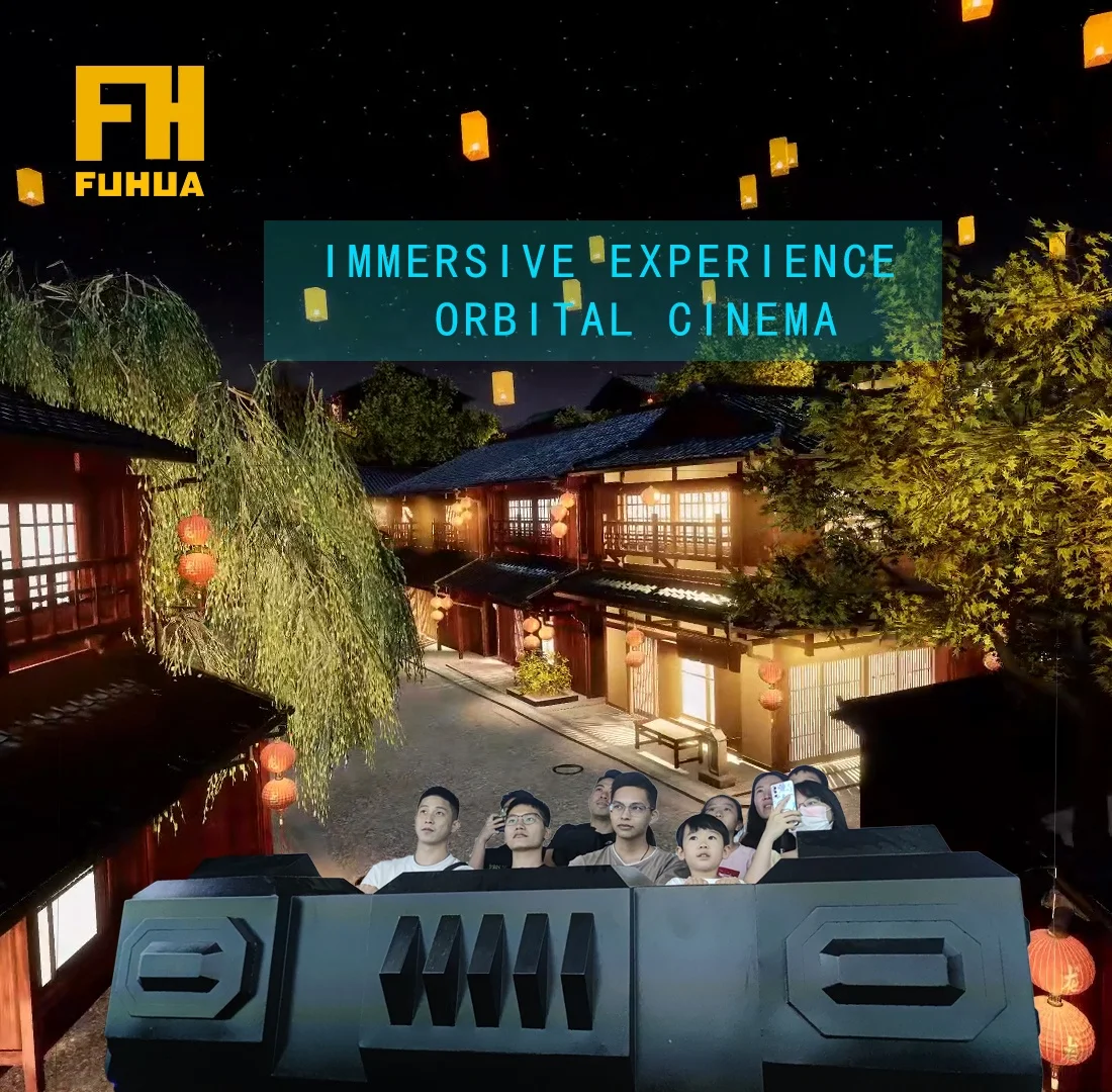9D Immersive  Experience  Rail Cinema  Indoor Entertainment Equipment  3D 7D 9D Naked Eye Arc-sreen Track Cinema