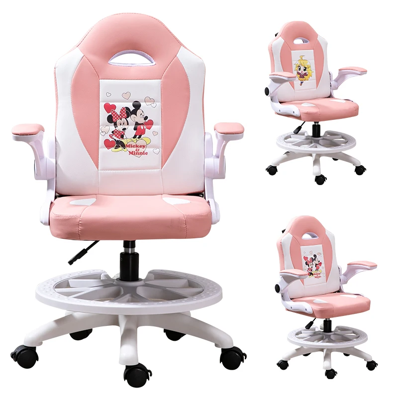New Arrival Reclining children kids teenager Multi-color pink small size Gaming Computer Chair Racing Style E-sport girl chair