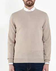 Мужской кашемировый шерстяной свитер с круглым вырезом