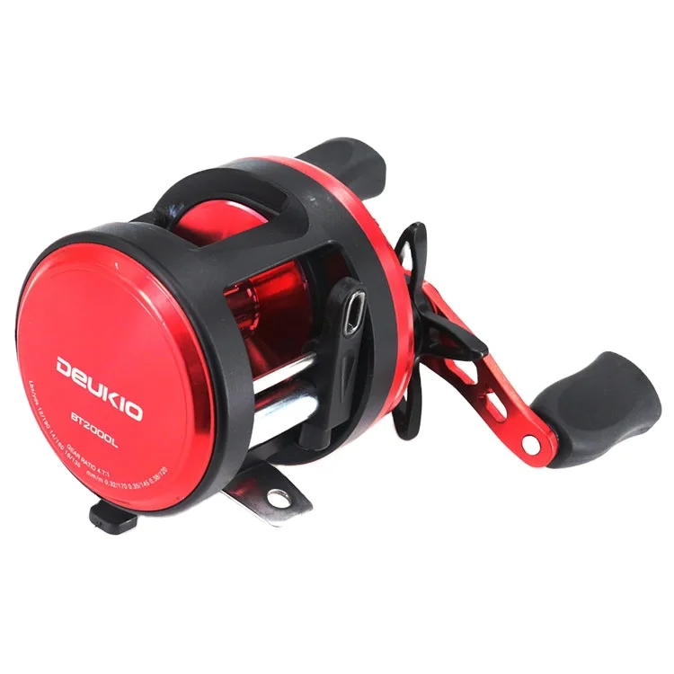 Haroi BT 7+1BB aluminium spool with Magnetic brake trolling reel round profile trolling big game fishing reels