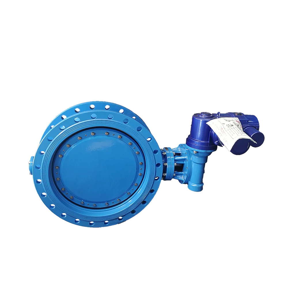 Double eccentric soft sealing flange butterfly valve hydraulic engineering butterfly valve China valve