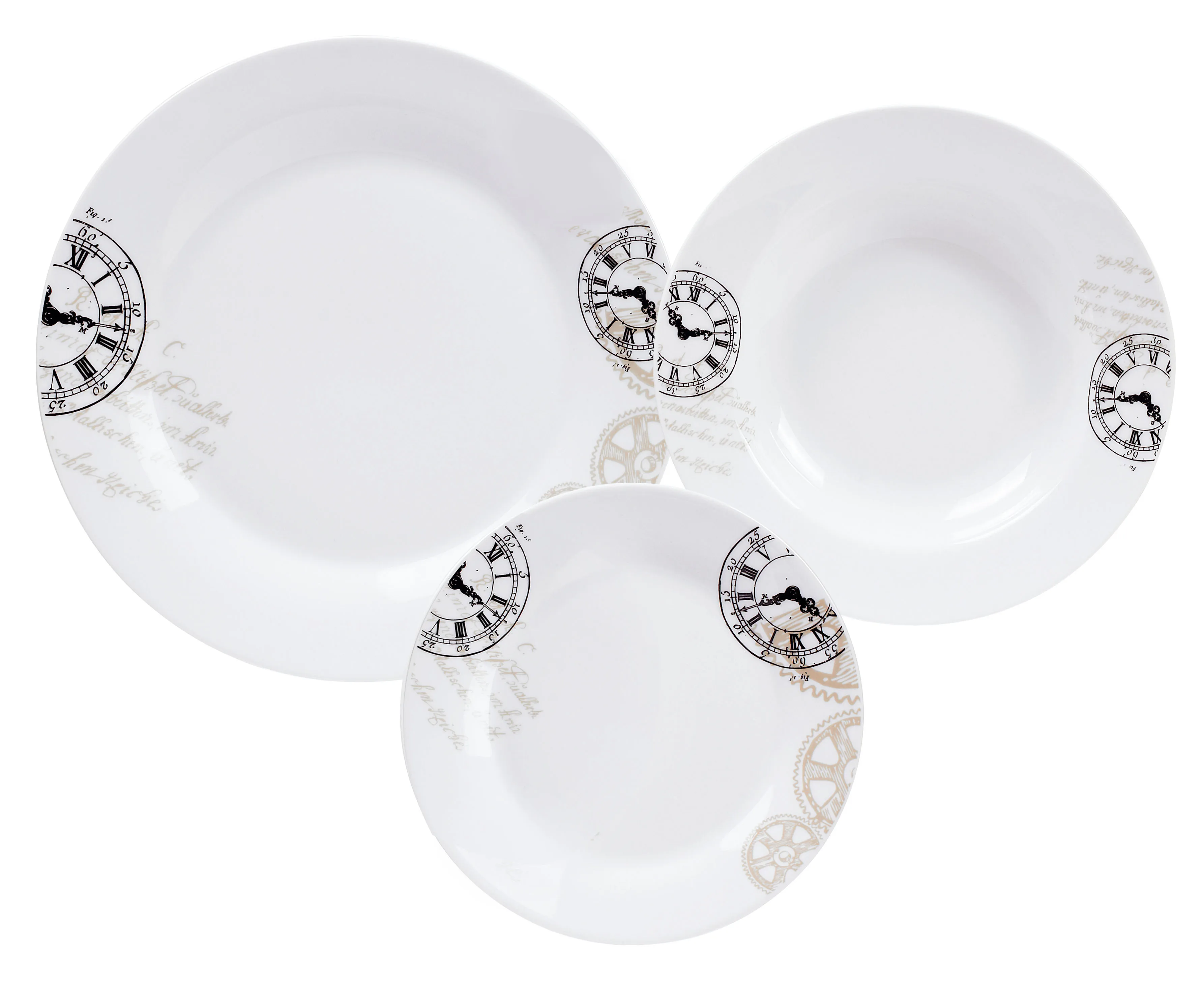 Dinner sets 20pcs porcelain dinnerware round white tableware