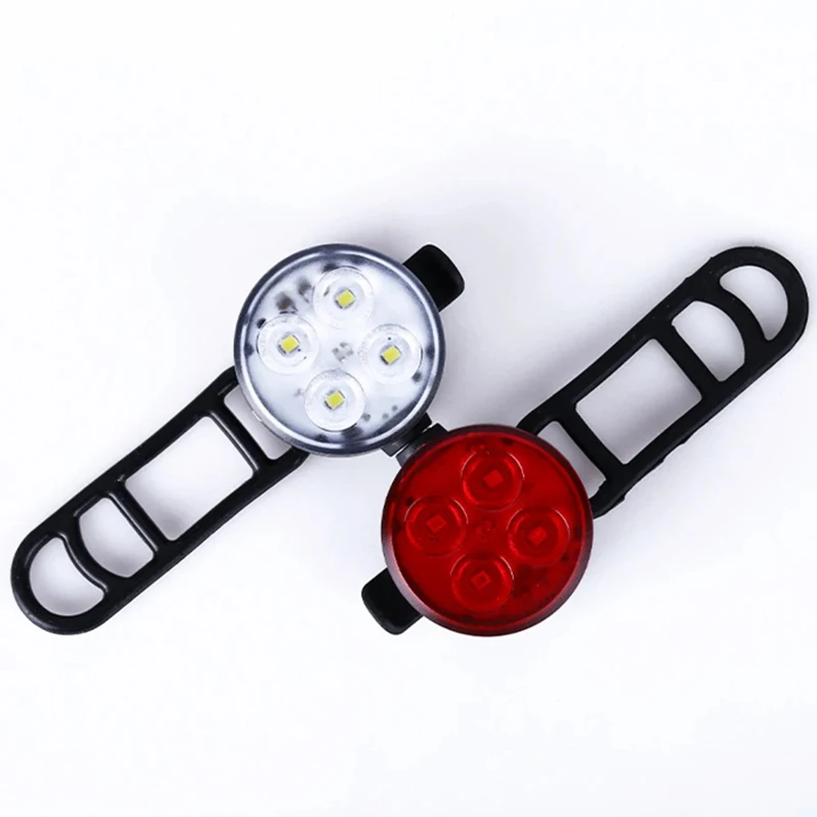 OEM/ODM Bicycle Lights 4 Models USB Front and Back Rechargeable Flashlight MTB Bike Lamp Cycling Headlight Taillight Accessories